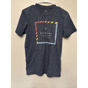 Mens Ripcurl Rip Curl Standard Fit Mock Twist Short Sleeve T-Shirt Size Small
